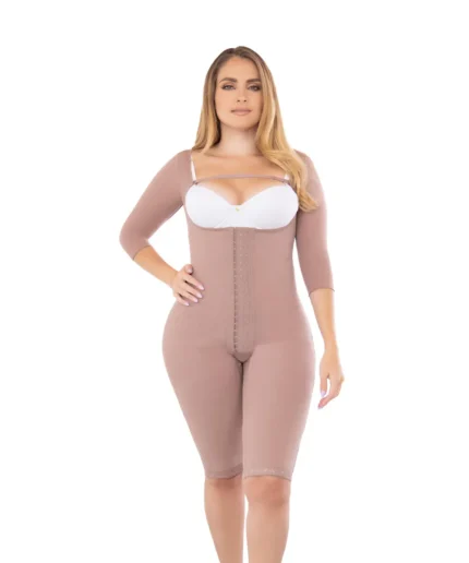 09360 Faja postquirúrgica de rodilla con mangas y busto ajuste libre 360 