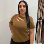 Cut-out Shirt Stichless